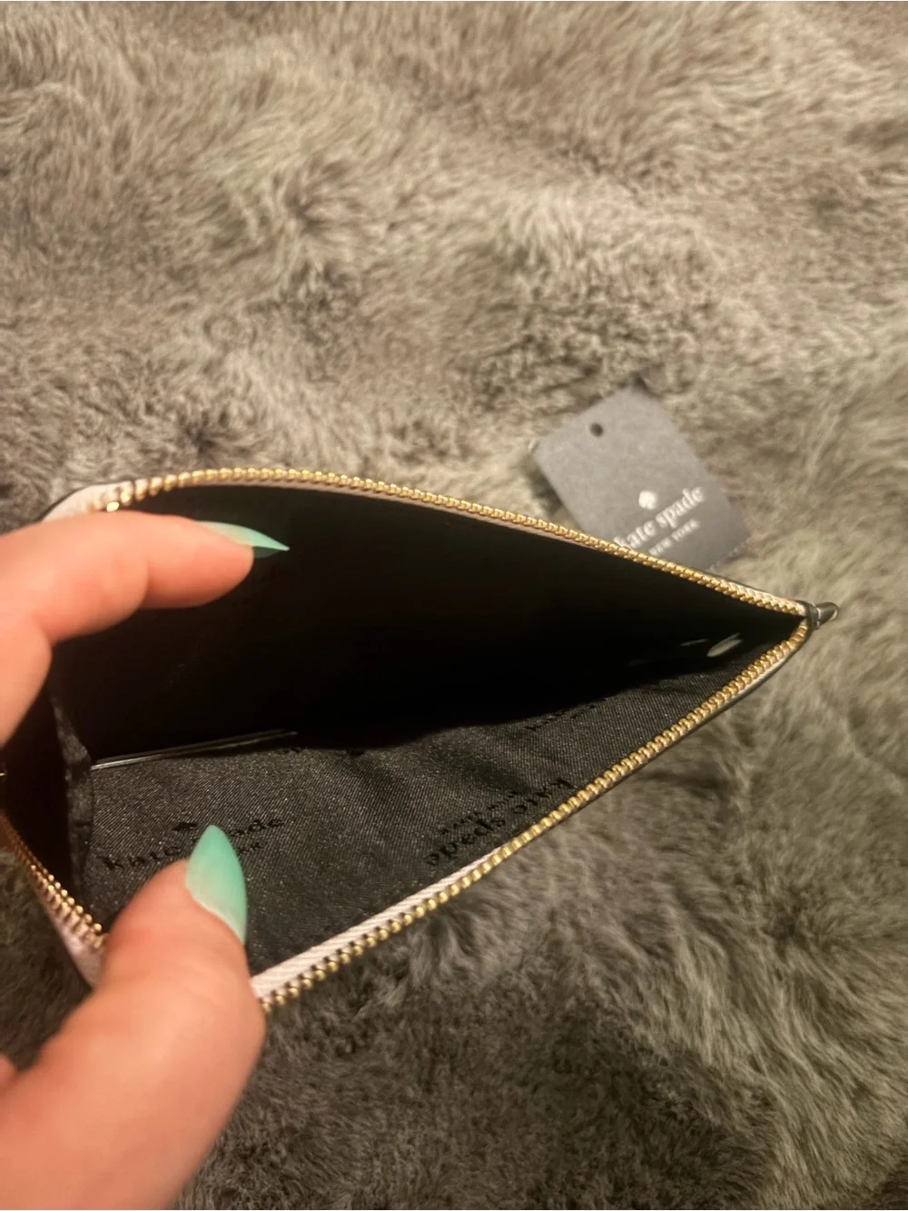 NWT Kate Spade New York Snake Garden L- Zip Wristlet Bag
